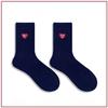 Trendy Brand Love Towel Bottom Embroidered Socks Yu Wenle Same Style Sports Socks Couple Pure Cotton Mid-Tube Socks