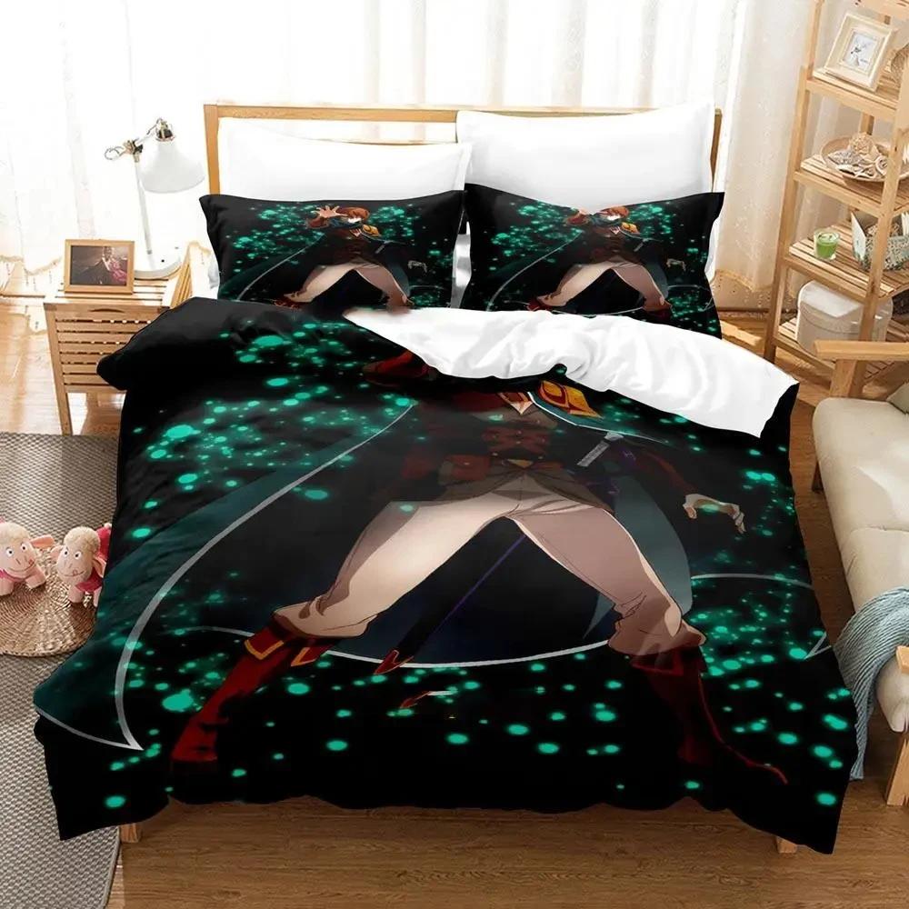 

Anime Redo of Healer Bedding Set Boys Girls Twin Queen Size Duvet Cover Pillowcase Bed Kids Adult Fashion Home Textileextile 70x133cm 2pcs