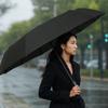 Transparent Handle Foldable Umbrella UV Protection Sun Umbrella Rain Umbrella  Business Use