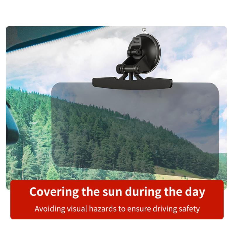 Car Visor Extender Windshield Sun Blocker Anti-Glare Weatherproof Sunvisor Extension Car 180-Degree Rotation Car Sun Blocker