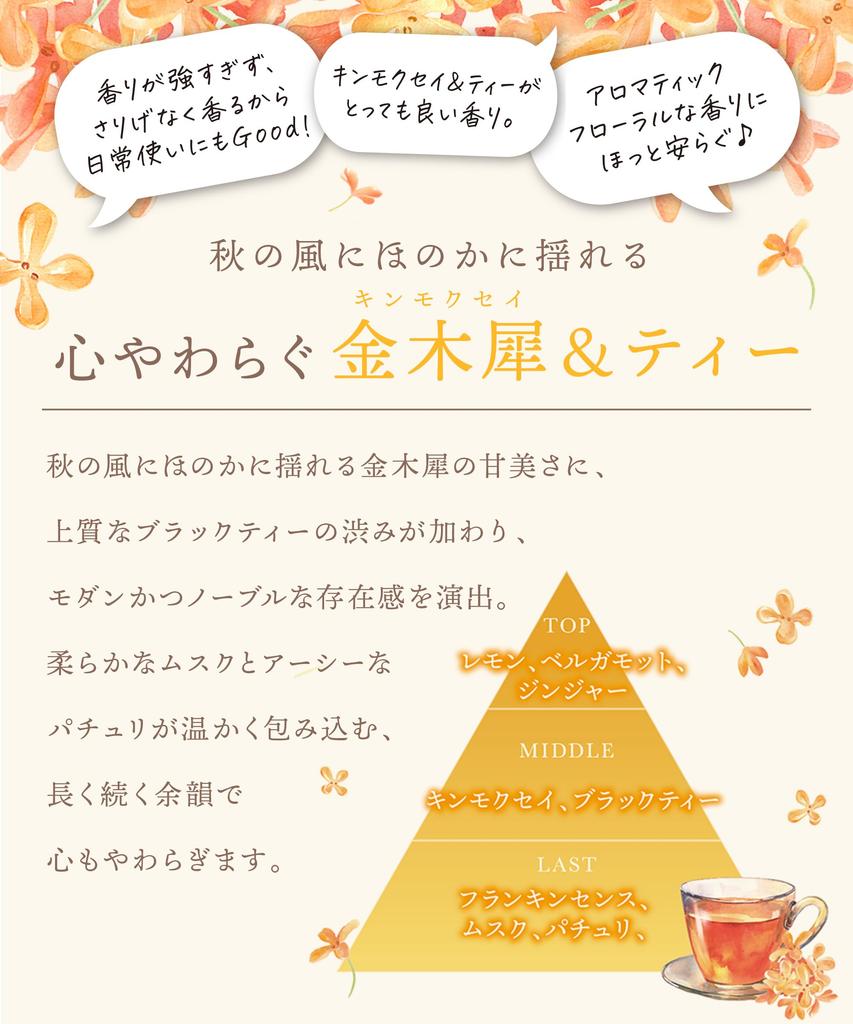 Plus Eau Plus Eau Shampoo and Treatment Limited Edition Osmanthus Tea 450ml of Set, Mellow, & Scent, (Set 2)