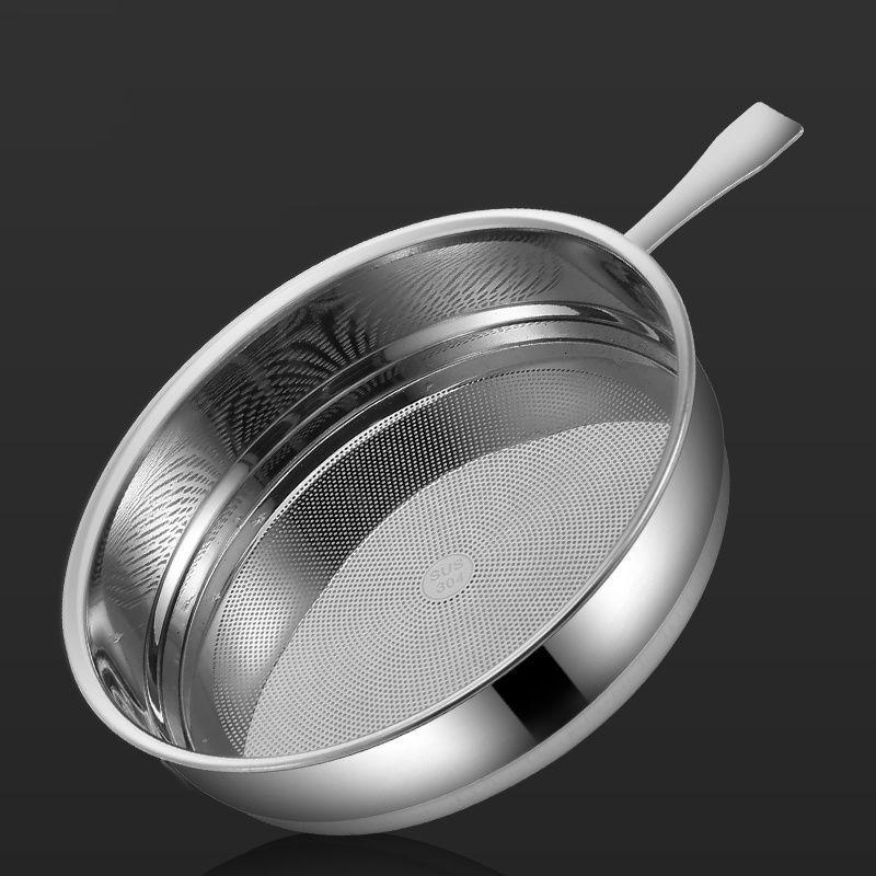 Durable Stainless Steel Oil Pot with Built-in Filter - Easy Invert Leak-proof Design for Kitchen And Restaurant Use