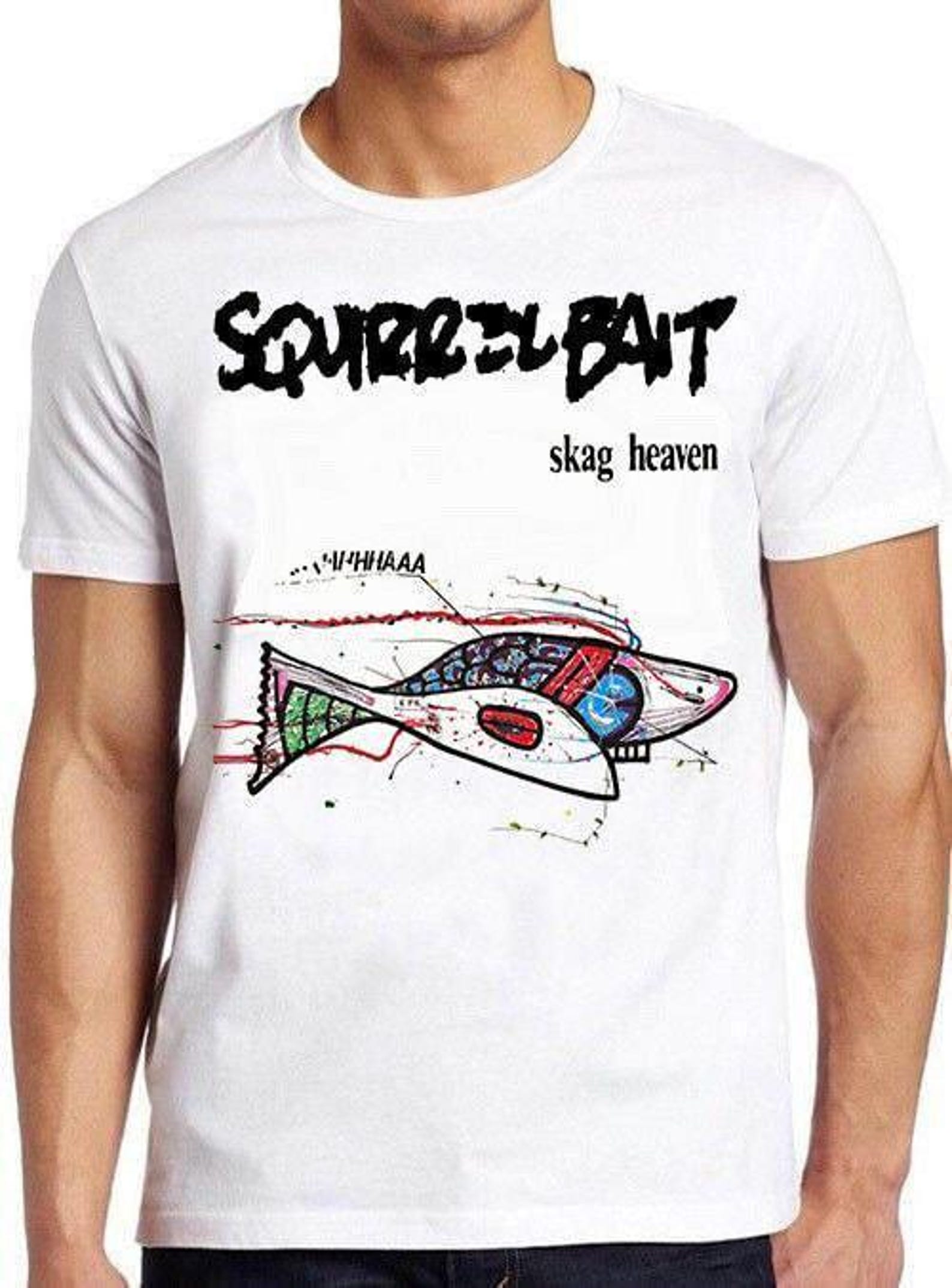 Squirrel Bait T Shirt B1545 Skag Heaven 80s Punk Rock Retro Cool Top Tee 2XL