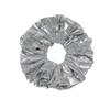 Double-layer Laser Beam Waist Long Hair Ring with Embroidered Hydrangea Pleated Hair String - An Elegant Hair Accessory for The Head.