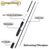 Spinning Rod 3Sections Portable Fishing Rod Ultralight Sea Rock Travel Rod Spinning Rods Casting Rod