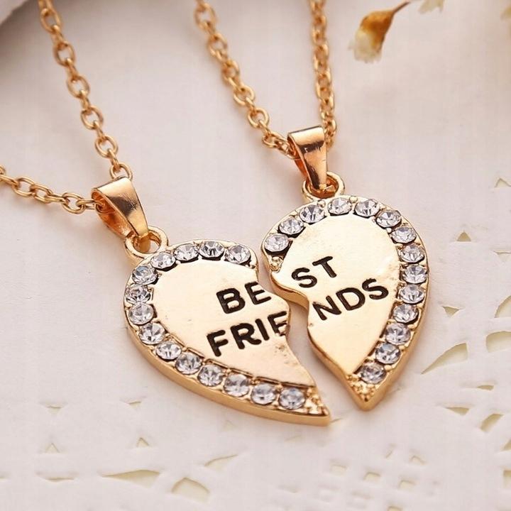 Naszyjnik 2 Najlepszych Przyjaciółek Bff 24H