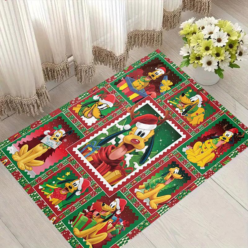 

1pc Christmas Goofy Rug Anti Slip, Non Shedding, Stain Defying, Ideal for Living, Bedroom & Laundry Handcrafted Home Decor 60cm by 90cm