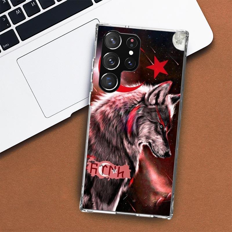 Turkey Turkish Flag Phone Case For Samsung Galaxy S24 S23 S22 Ultra S21 S20 Fe S10 Plus S10E S9 S8 + Shell Coque