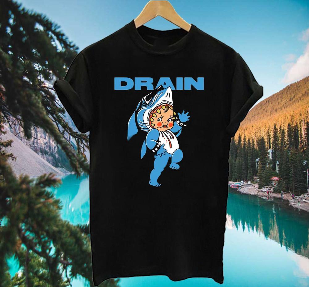 NEW Drain Band Short Sleeve Black All Size Gift Fan T-Shirt BL230 Unisex T-Shirt