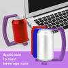 1Pcs Party Can Holder with Grip Handle for Soda Beer Cans Home Use Durable and Easy To Use Safe Material Portable