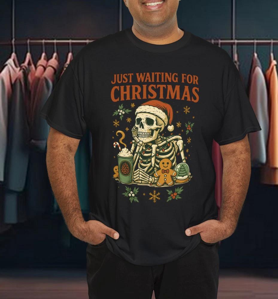 Waiting For Christmas Cotton Unisex TShirt S