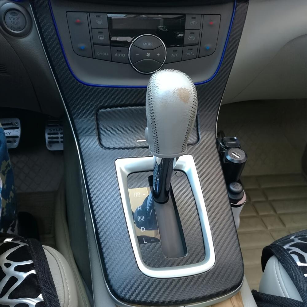 For Nissan Sylphy Sentra B17 2012-2015 Interior Central Control Panel Door Handle Carbon Fiber Protective Film Car Accessorie