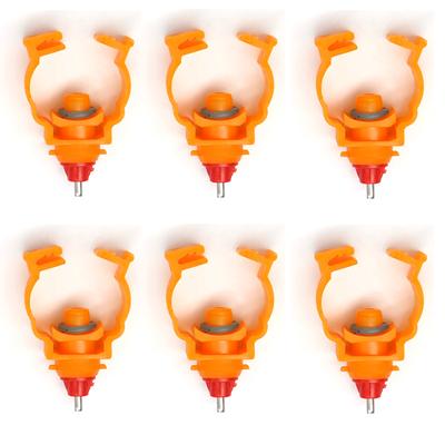 50PCS Chicken Nipple Waterers 20/25mm Buckle Poultry Drinkers Farm Animal Water Ball Nipple for Chicken Raising Supplies