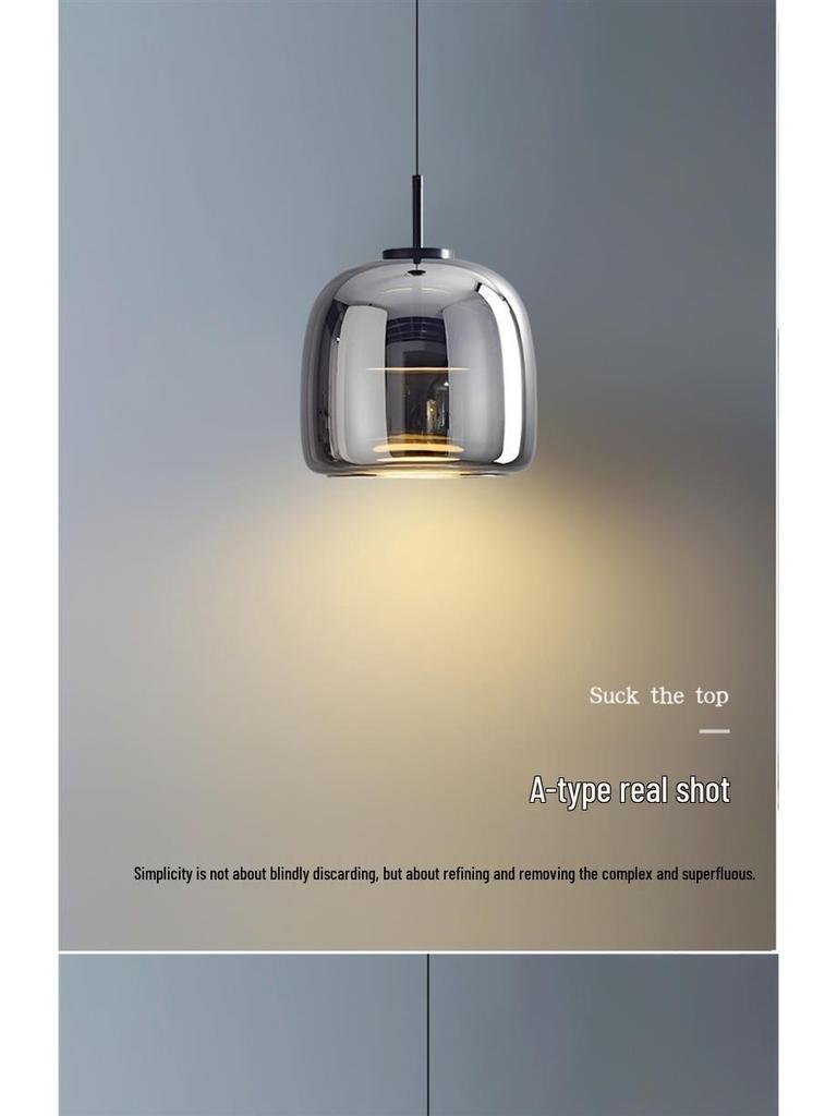 Modern Italian Glass Pendant Light - Nordic Style for Bar, Study, Bedroom