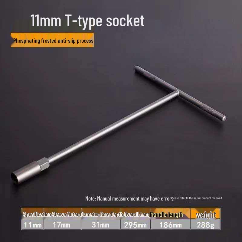 Motorcycle T-Handle Hex Socket Wrench, 6/7/8/10/14/17mm