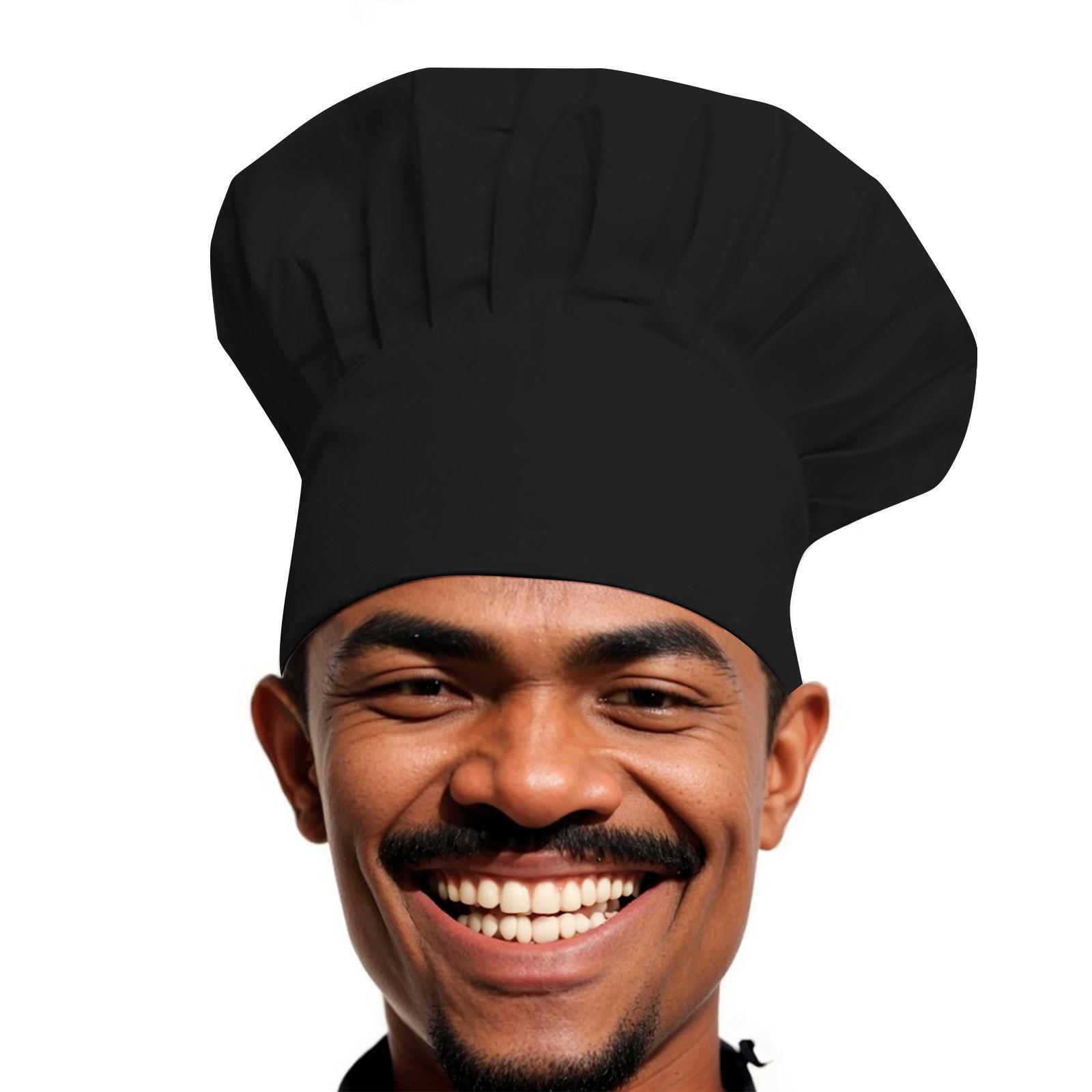 

Знаменитая шляпа шеф-повара, кондитерская, тканевая шляпа, рабочая шляпа, плиссированная шляпа One Size чёрный