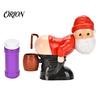 Santa Farting Bubble Maker Christmas Automatic Blower, Musical Machine with Flashing Lights, Gnome Battery Operated for Kids Snowman Funny Sound Party