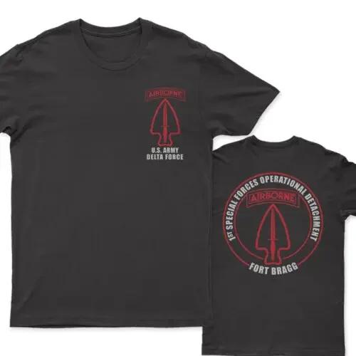 1st Special Forces Operational Detachment Delta Force TShirt 100 Cotton ONeck Summer Short Sleeve Casual Mens Tshirt S