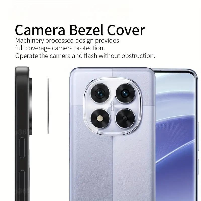 3Pcs High Definition 3D Lens Film Protector for Xiaomi Redmi Note 14 13 Pro Plus+ 4G 5G Camera Tempered Glass Cover Full Protect