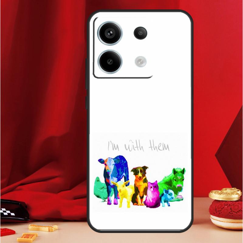 LOVE VEGGIE Vegetarian Quotes VEGAN Funda For Xiaomi Redmi 13C 12 9C 10C 12C Redmi Note 13 9 10 11 12 Pro 9S 10S 11S 12S Case