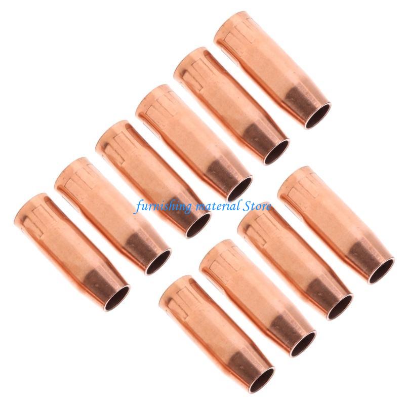 Y5GD 10 Pieces Gas Nozzle Euro MIG Welding Tip Suitable for Second Welding