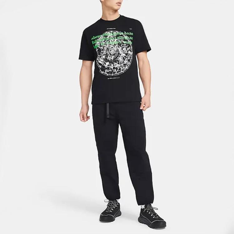 Nike ACG Stargaze Sports Casual Crew Neck Short Sleeve T-Shirt Men Tops Black DC4087-010