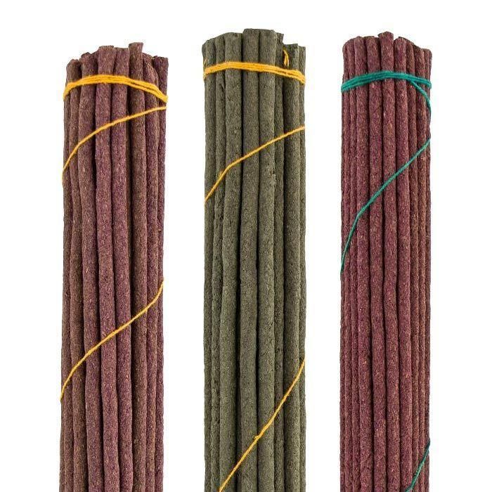 Coffret de 3 encens traditionnels tibétains - Méditation, relaxation et prière