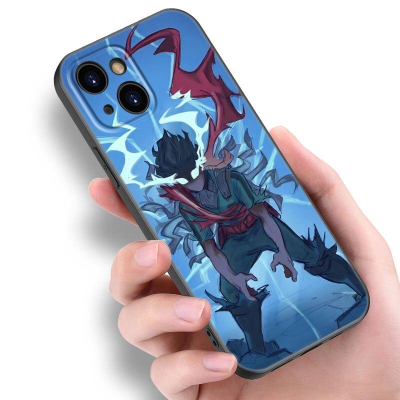 Pouzdro na telefon My Hero Academia pro Apple iPhone 13 12 Mini 11 Pro XS Max XR X 8 7 6S 6 Plus SE 2022 2020 5S 5 Měkký TPU Černý Kryt