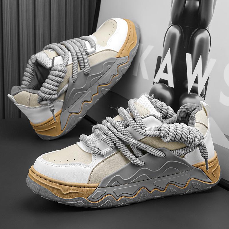 

Мужская вулканизированная обувь, новая спортивная модная тенденция, походная дизайнерская повседневная обувь класса люкс для скейтбординга и бега для мужчин 44