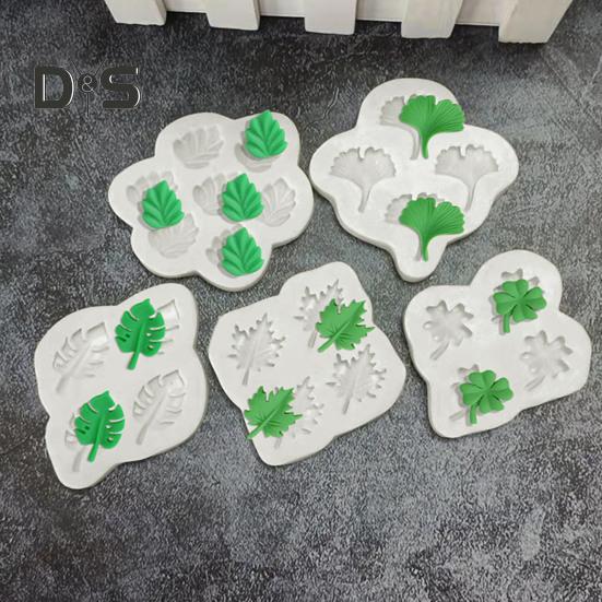 Food Grade Chocolate Mold Heat Resistant Silicone Leaf Shaped Handmade Cake Pastry Mold Baking Tool Kitchen Supplies