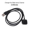 USB Charging Cable Data Holder Power Charger Adapter Dock Mount Bracket Cradle Compatible for Fitbit Versa 3 for Smart W
