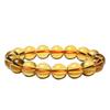 Brazilian Artificial Citrine Bracelet for Women, Golden and Transparent, Suitable for Both Men and Women, a Fashionable Gift for Couples