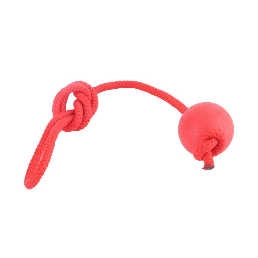 Round Shape Dog Chew Ball Cotton Rope Dog Elastic Toy Puppy Molar Toy  Outdoor Fetch Game