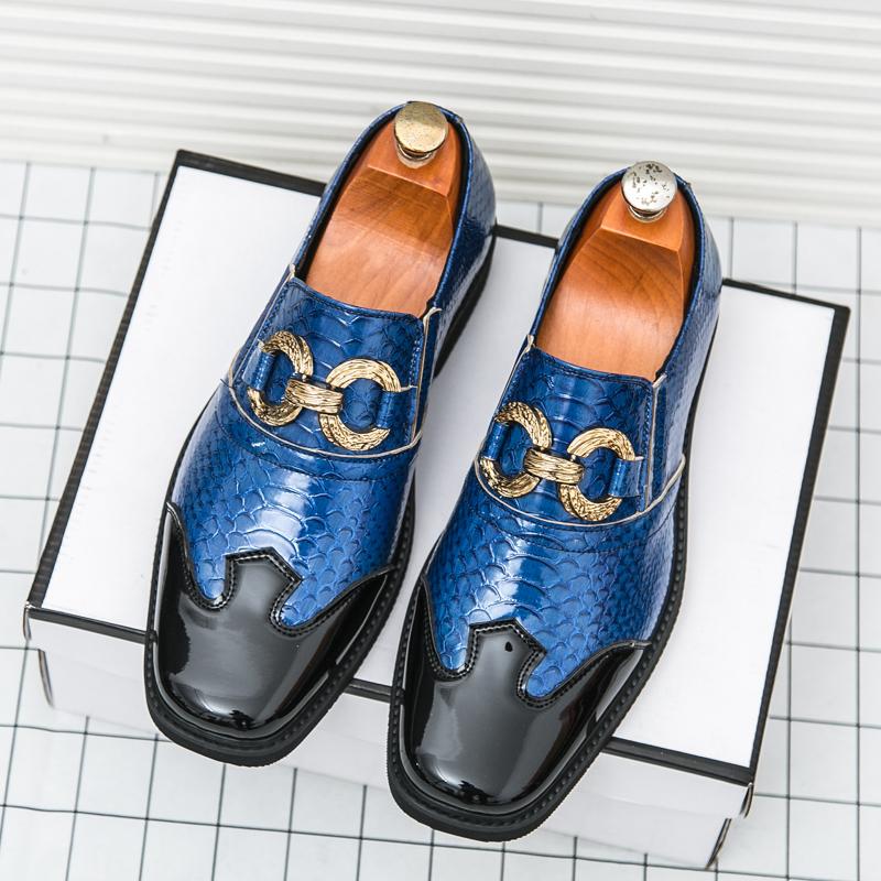 Fashion Classic Trends Autumn Outdoor Men's Leather Shoes Platform Oxfords Male Derby Shoes Casual Mens Lace Up Thick Soled Work Shoes