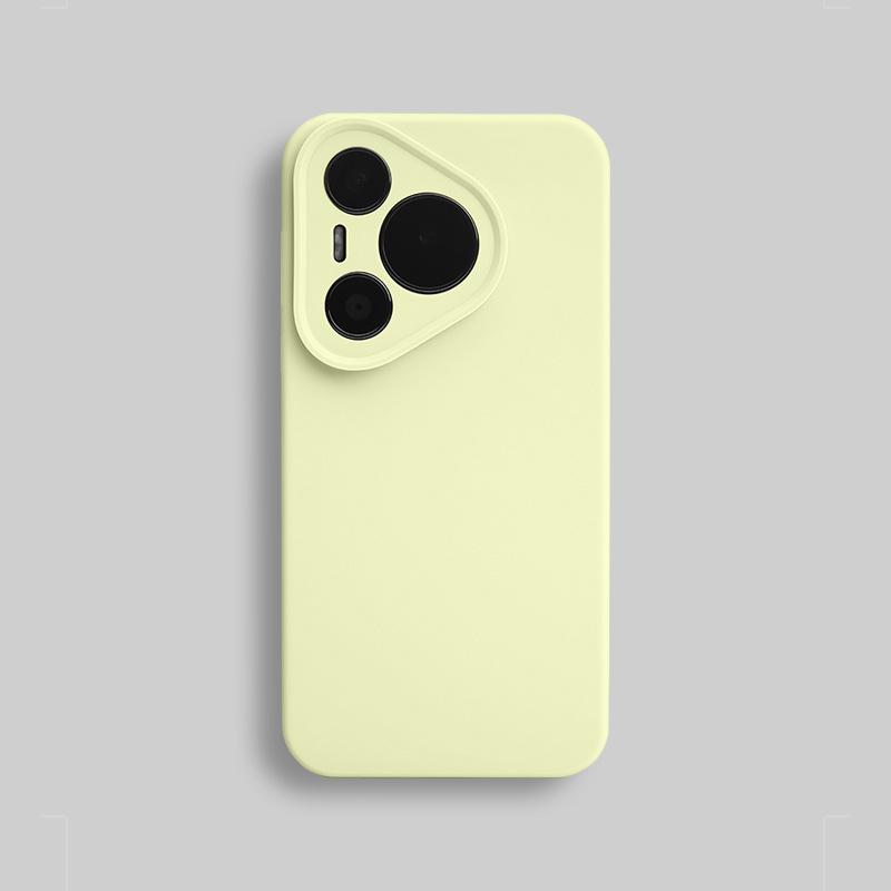 Pure color true liquid silicone is suitable for Huawei Pura70Pro + mobile phone case, fine hole all-inclusive, anti-drop soft cover.