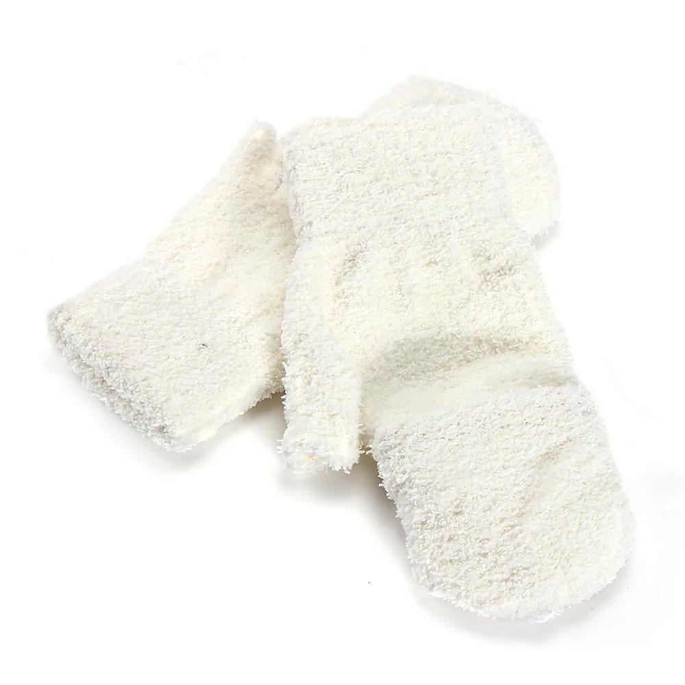 

Girls Women Ladies Hand Wrist Warmer Winter Fingerless Gloves Mitten бежевий