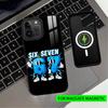 S-Six SS S-Seven 67 Phone Case For iPhone17,16,15,14,13,12,11 Plus,Pro Magnetic with Magsafe Wireless Charging