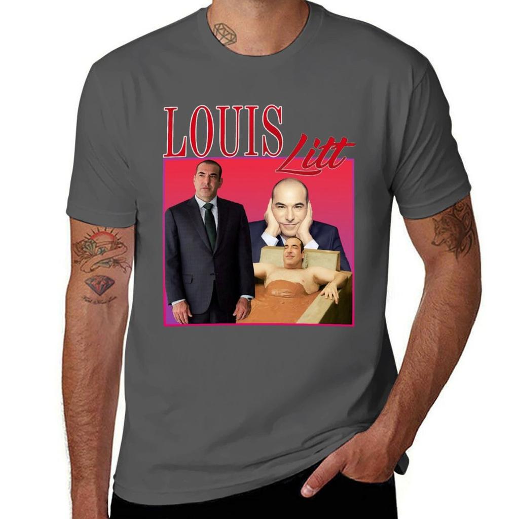 Louis Litt Vintage Tshirt Plus Size All Match Tee Shirt