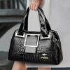 Glossy Boston Handbag One Shoulder Crossbody Women's Bag