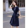 Demana Elegantes Sommer-Rundhals-Midikleid