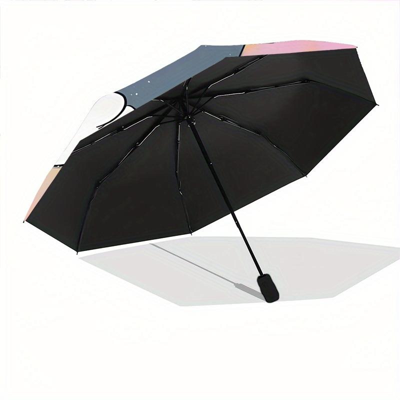 Tom Jerry Automatic Open/Close Umbrella Folding Umbrella,Portable Compact Perfect Gift for Birthday, Christmas0809177