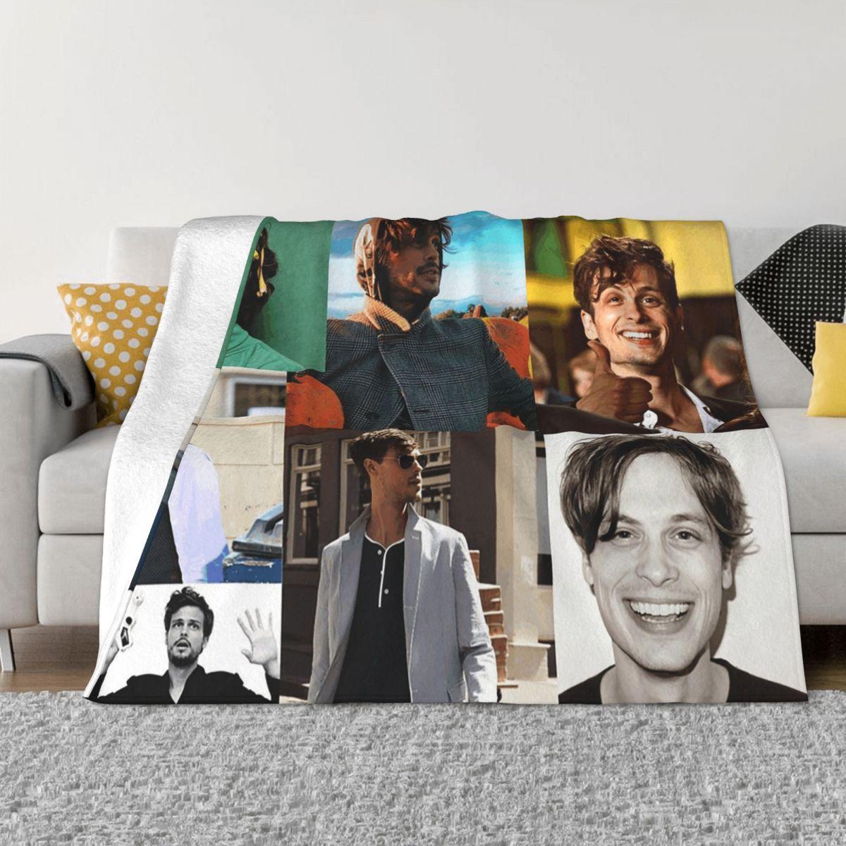 Exquisite Fashion Items Unisex Spencer Reid From Criminal Minds Blankets Soft Warm Flannel Throw Blanket Bedding For Bed Living Room Picnic Travel Home Couch