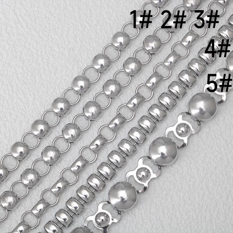 Handmade DIY Stainless Steel Necklace Bracelet Clavicle Chain Accessories
