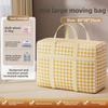 Large Capacity Quilt Storage Bag For Bedroom Use With Waterproof Nonwoven Fabric