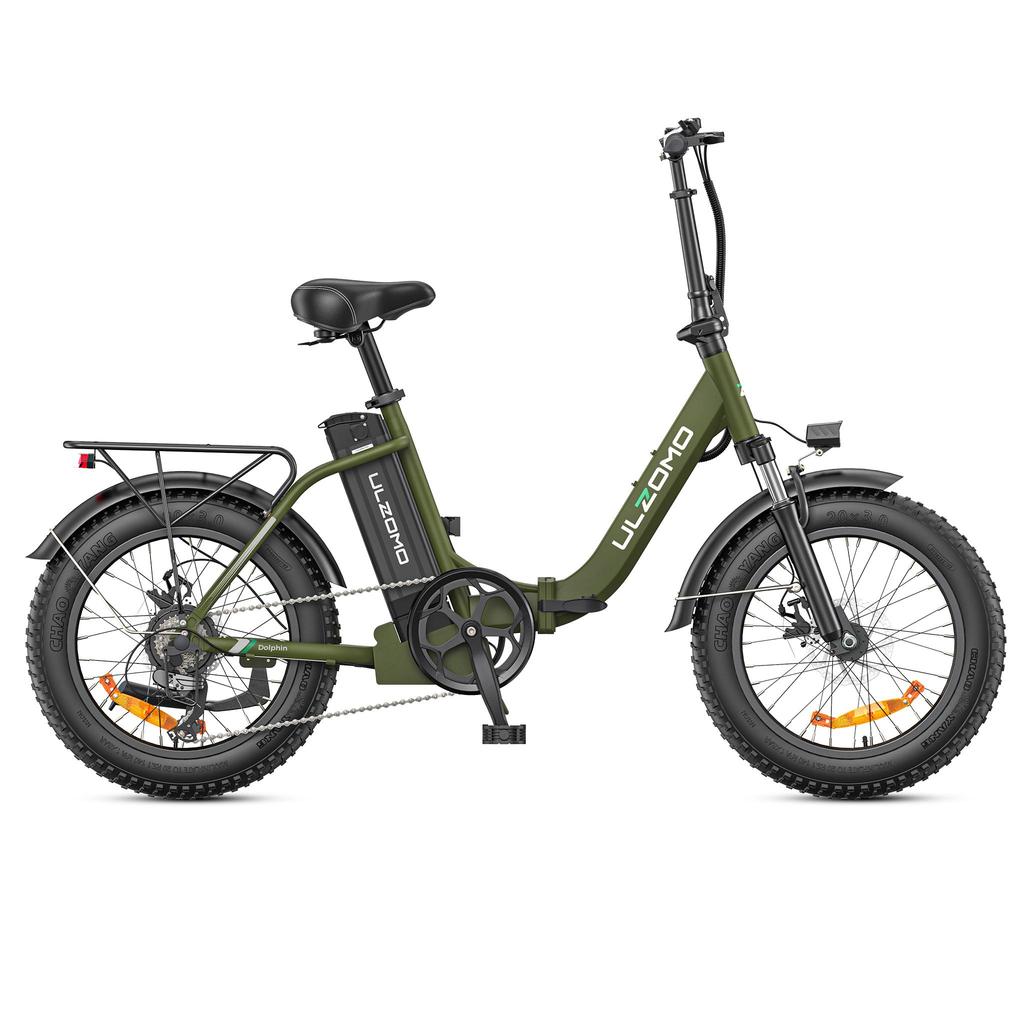 ULZOMO Dolphin E-jalgratas 250W mootoriga 48V13AH akuga täiskasvanutele mõeldud elektrijalgratas 20''-tollise rehviga pendeldamiseks mõeldud elektrijalgratas linnasõiduks