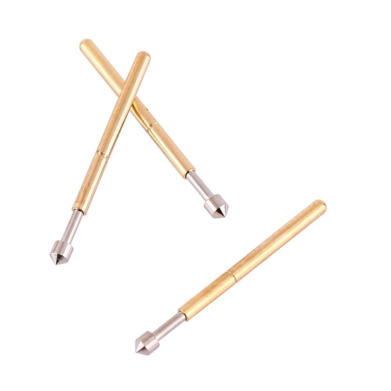 Spring Test Probes, 100Pcs P125-J High Accuracy Round Pogo Pins for PCB Board Testing Contact