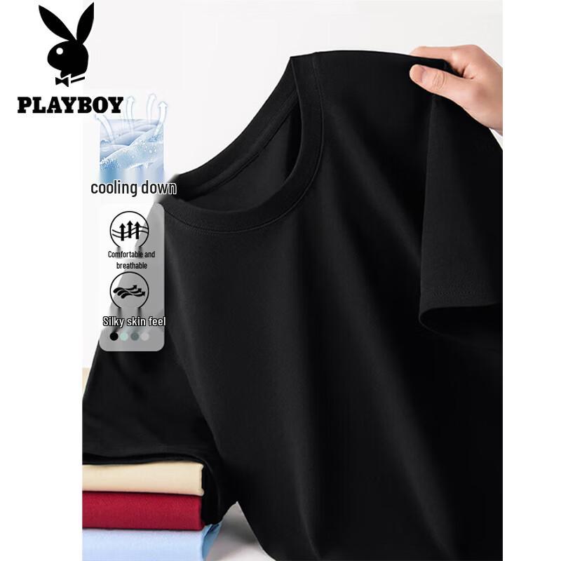 

PLAYBOY Men s Cool Quick Dry Short Sleeve T-Shirt XL