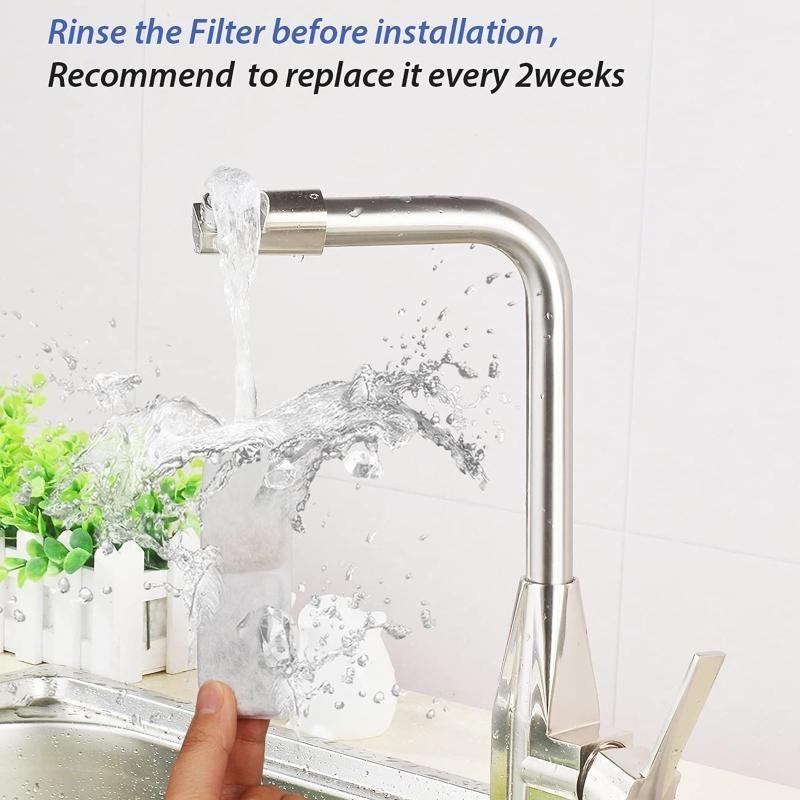 10 PCS for Cat Water Fountain Replacement Activated Carbon Filters Rectangle Sha