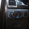 Car Headlight Switch Panel Cover for Ford Focus 3 Edge Mondeo Kuga Ecosport Everest Ranger Decoration Trim Sticker Accessories