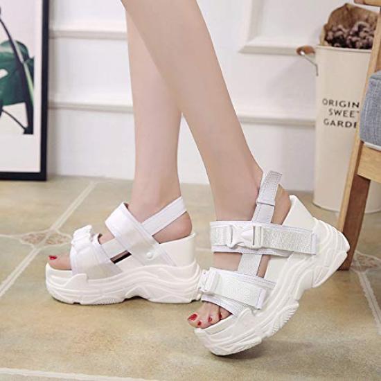 Platform Sports Sports Easy To Walk In [D.IIZOO] Women's Sandals, Sandals, Sandals, Summer, Anti-Slip, Sandals, Velcro, Sports, Women's Shoes,